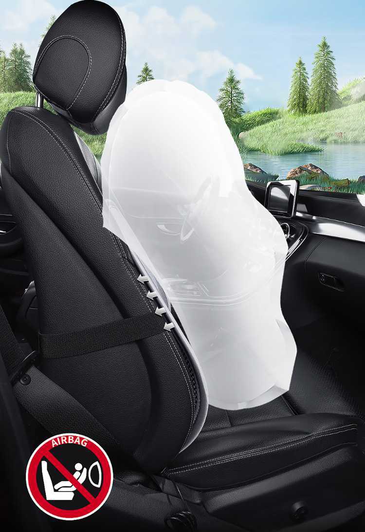 Car seat USB three-level adjustable air-blowing lumbar support cushion for office chairs, ventilated lumbar support pad for long-term sitting