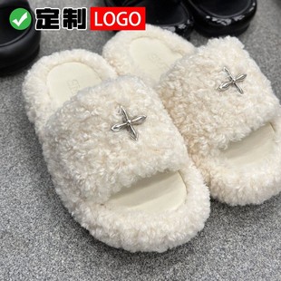 ���ʮ�ֻ�ëë��ЬŮ2025�¿��ļ��⴩��ɫ���ë�����һ����