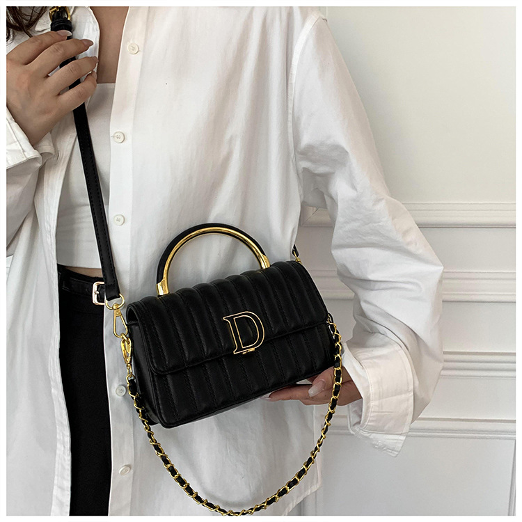 Hochwertige, leichte, luxuriöse, weiche Ledertasche mit bestickter Kette, kleine, duftende Tasche für Damen, vielseitige, modische Textur, One-Shoulder-Crossbody-Handtasche_voghion.com