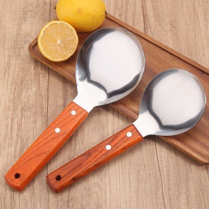 Cucharas de arroz de acero inoxidable cucharas de arroz cucharas