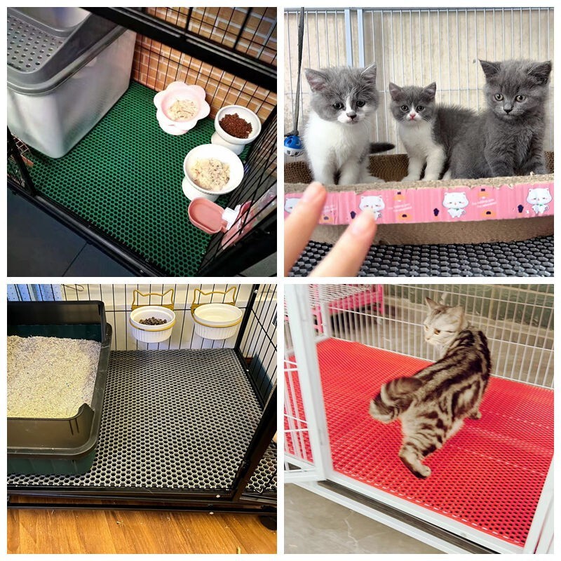 宠物笼脚垫猫笼狗笼垫配套塑料板网格垫养殖繁育笼垫可裁剪漏砂|undefined