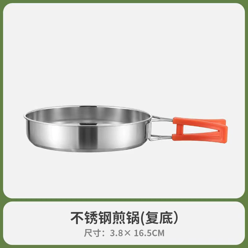 Travel teapot stainless steel for camping, handheld coffee pot, 304 volume