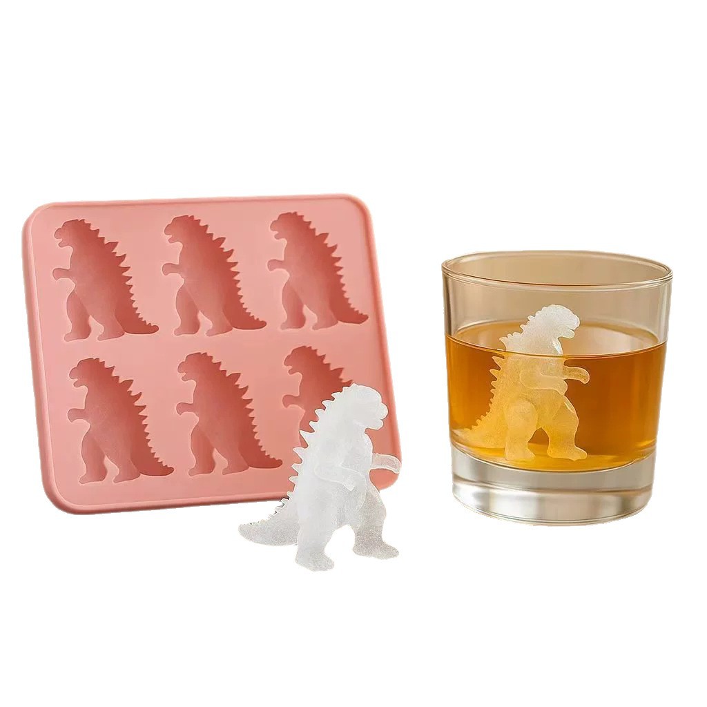 Godzilla Ice Mold Godzilla Ice Cube Mold Household Silicone Ice Tray Whiskey