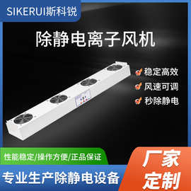 厂家定制 悬挂式四头离子风机大面积除静电设备电子车间高效除尘