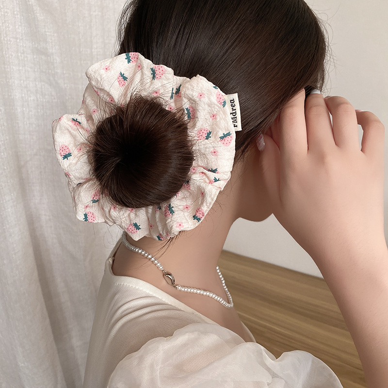 Encaje Encaje Anillo para el cabello Cuerda para la cabeza Encaje avanzado para el cabello Banda de goma para el cabello Cuerda para el cabello Accesorios para el cabello Cabeza de bola para adultos Tapa de flor para la cabeza