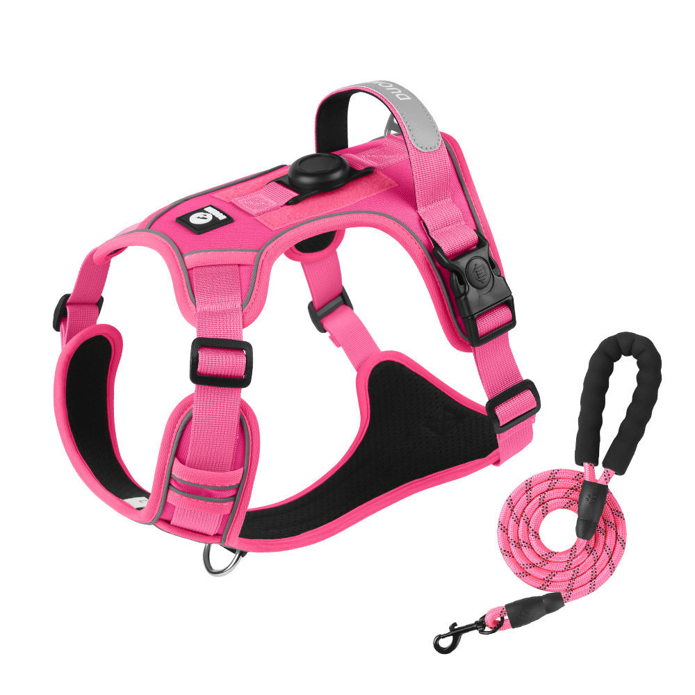 Transfronterizos mayorista correa de pecho para perros adaptar airtag localizador pecho espalda entrenamiento al aire libre anti-perderrida cuerda de tracción para perros