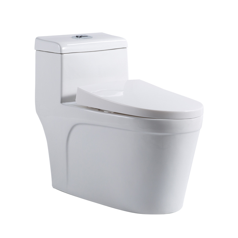 Ingeniería inodoro común sifón asiento inodoro tubería completa esmaltado inodoro de bombeo de agua inodoro de apartamento de hotel inodoro doméstico