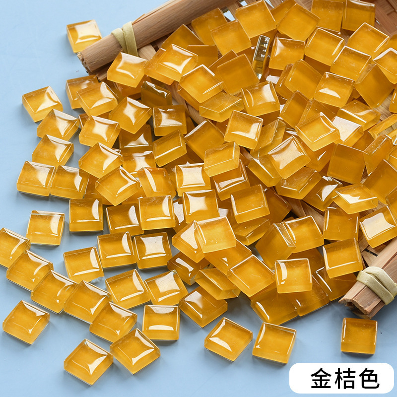 混合モザイク diy 手作りフリーストーンクリエイティブ生産材料カラークリスタルガラスルース粒子装飾自己粘着|undefined