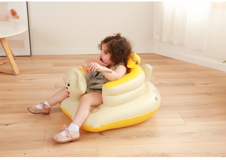 Ins充气PVC婴儿训练小沙发学坐椅洗澡浴凳便携折叠玩具宝宝学座椅详情14