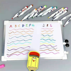 Children's watercolor pens float on water, whiteboard pens 12 colorful writing floating on the water paint floating pens wholesale