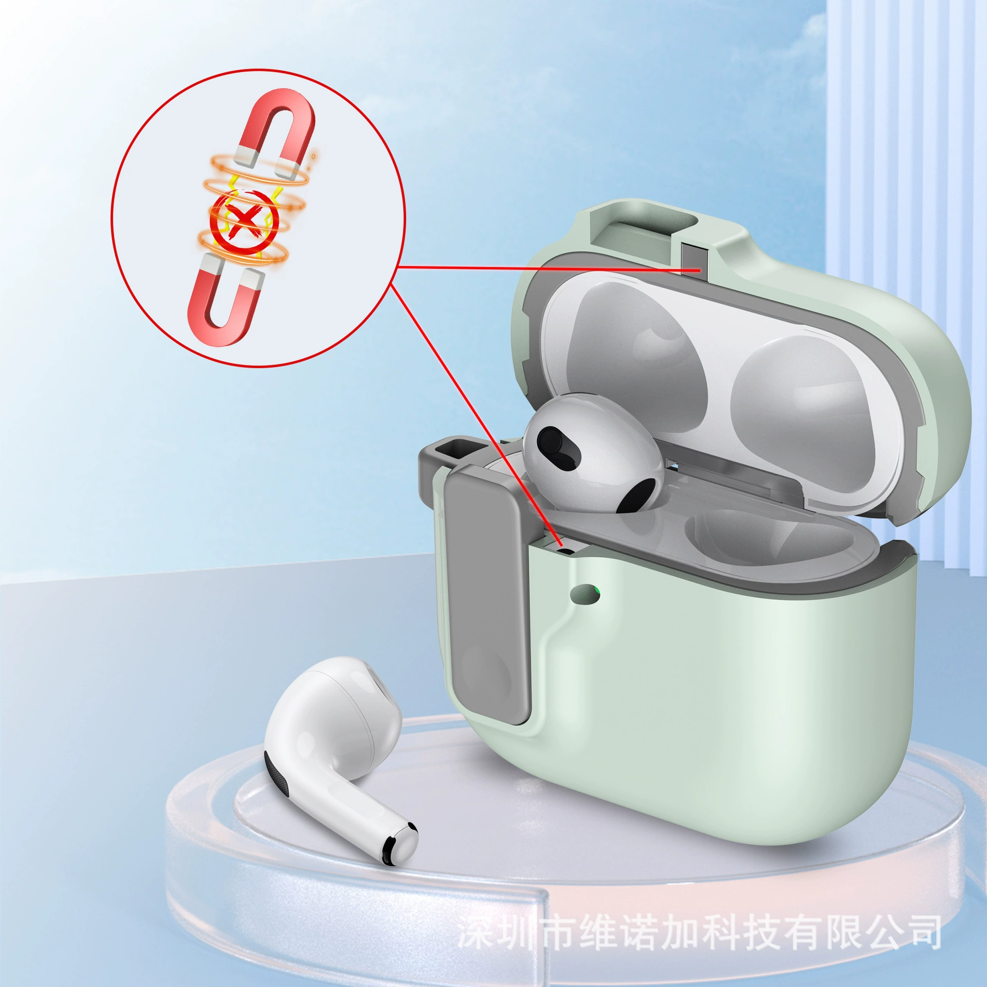 Всплывающий защитный чехол для Airpods4, защита от падения, подходит для чехла для наушников Apple, защитный чехол для переключателя AirpodsPro, трансграничный