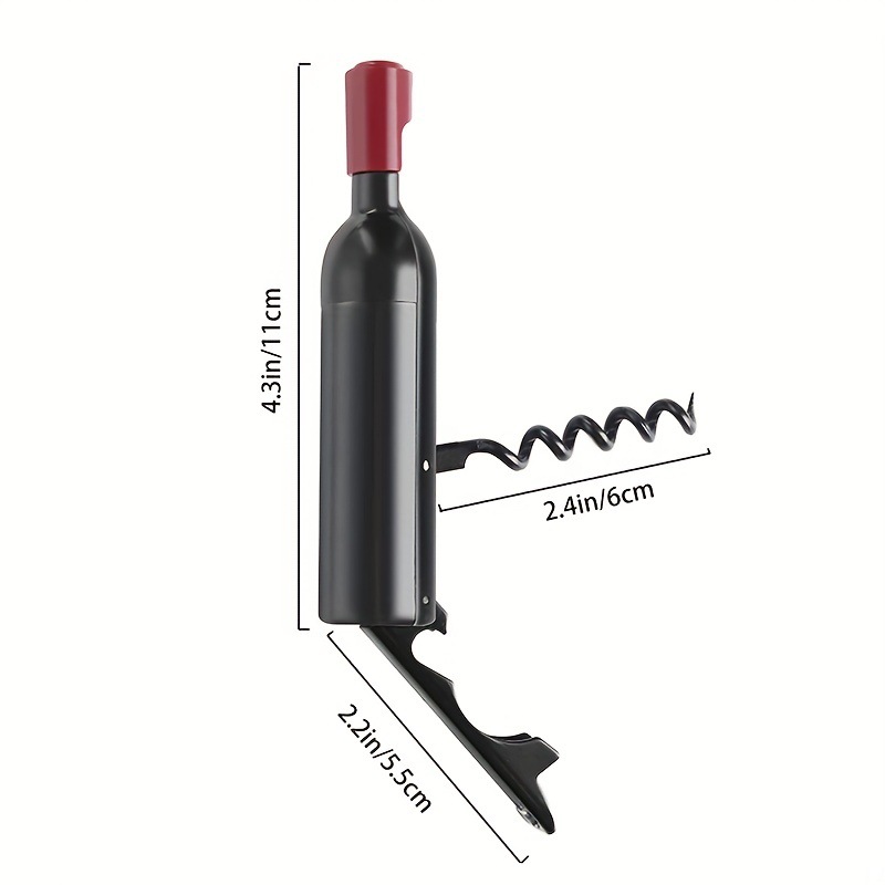 Portátil y duradero vino y abrazadera de botellas de champán corcho puerta herramienta de apertura para acampar y picnic