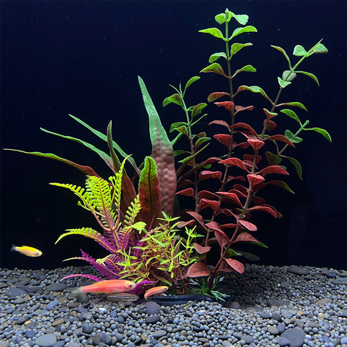 New model fish tank landscape simulation plastic false grass aquarium decoration for powerful manufacturers