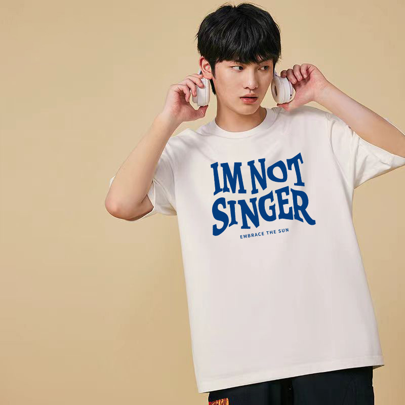 T-shirt de mangas cortas para hombres 2026 nuevo estilo de verano pareja chaqueta de hielo fresco estilo de puerto relajado transpirable T corta cómoda