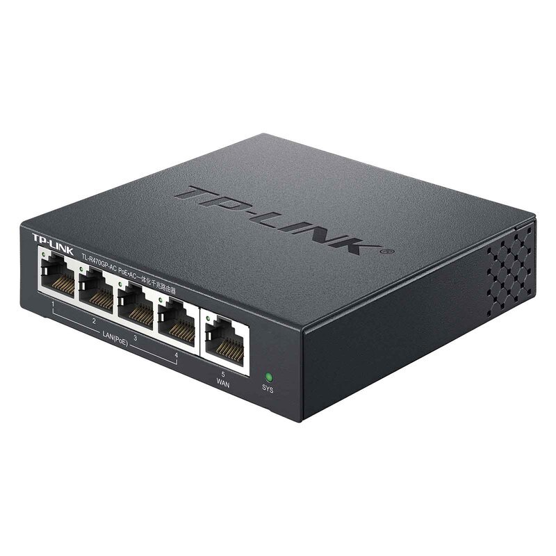 TP-LINKPOE Router AC Management Switch Gigabit Enterprise Hotel TL-R470GP Enterprise Dedicated
