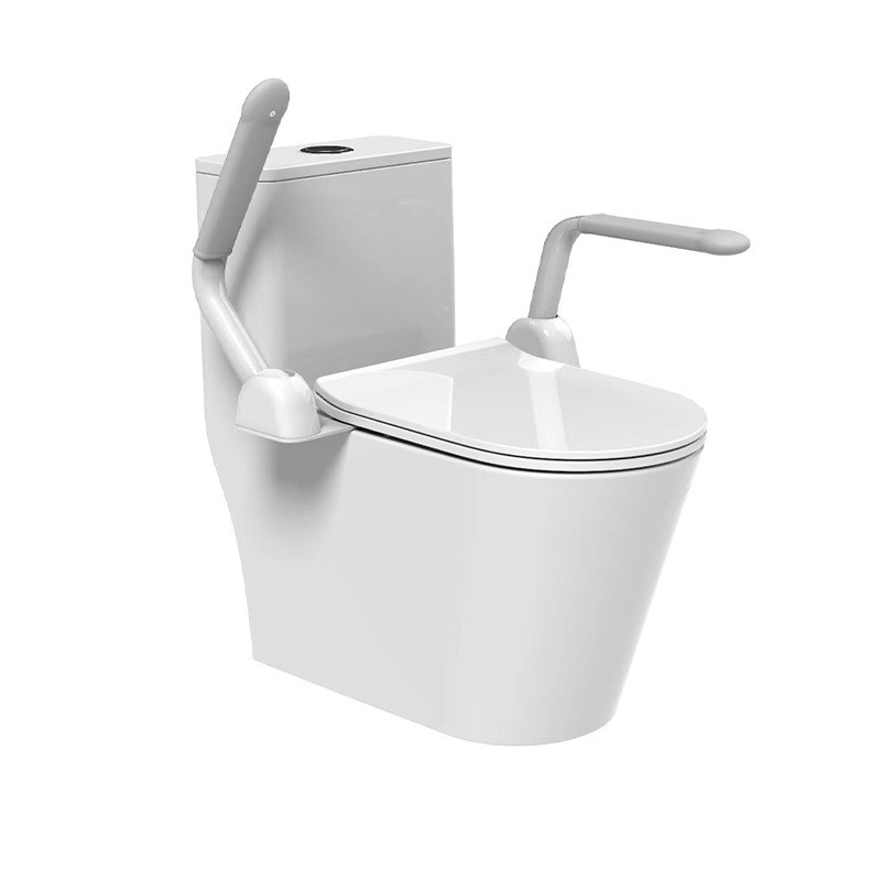 Barra de apoyo de seguridad para inodoro de baño para personas mayores y discapacitadas, pasamanos para inodoro para ayudar a levantarse, sin necesidad de taladrar.