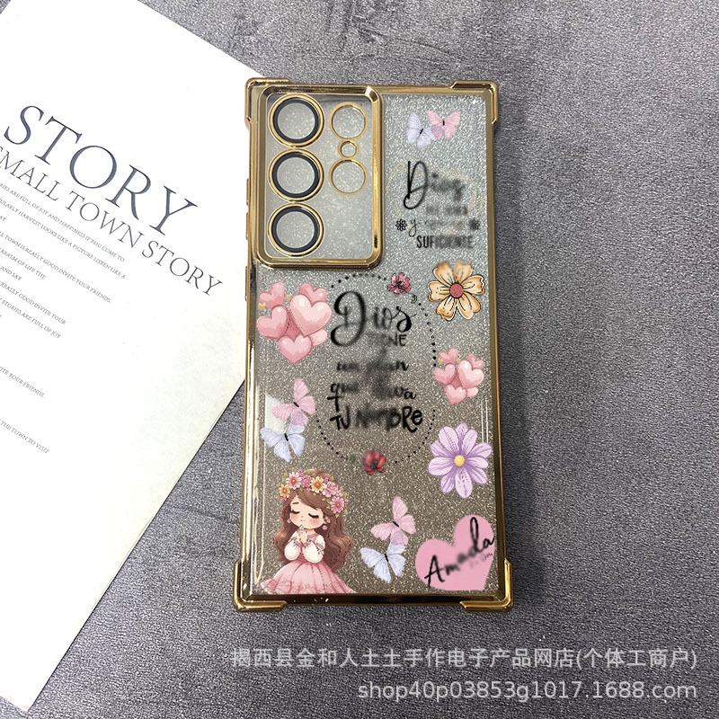 Cross-border compatible Samsung Galaxy S25 phone case, Samsung A56 protective case, S24 trendy case, Note 20 Ultra case Cross-border compatible Samsung Galaxy S25 phone case, Samsung A56 protective case, S24 trendy case, Note 20 Ultra case