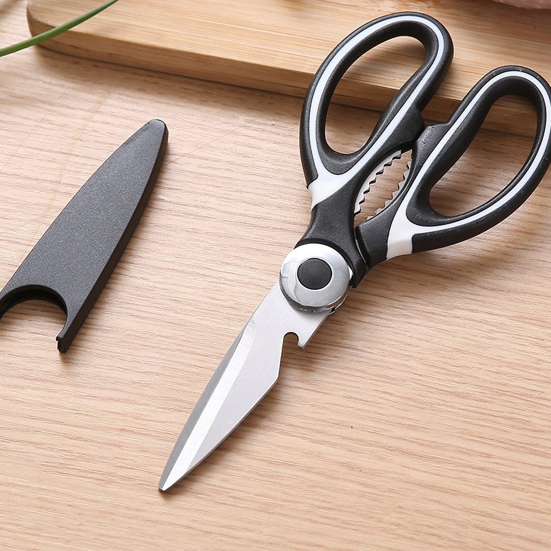 High-Quality Fish Bone Panda Multi-Function Stainless Steel Powerful Duck Chicken Bone Shears Food Shears Kitchen Shears