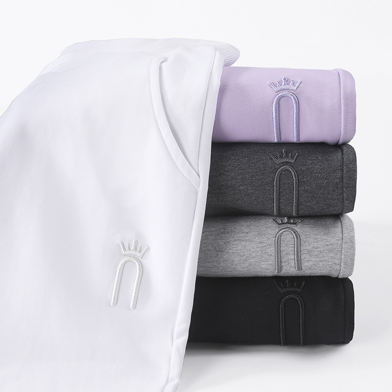 Women's Sports Pants, Spring and Autumn, Thin, Loose Fit, Slimming, Purple, Jogger Style, Casual Long Pants, New 2026 Model Sweatpants for Middle School Students