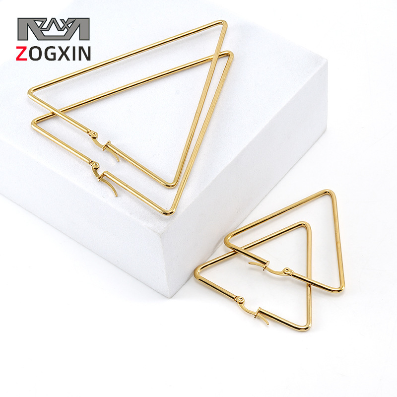 Pendientes de acero inoxidable a la moda para mujer, de titanio y oro de 18K, con borlas exageradas, pendientes de espiral elegantes, accesorios de joyería. image 3