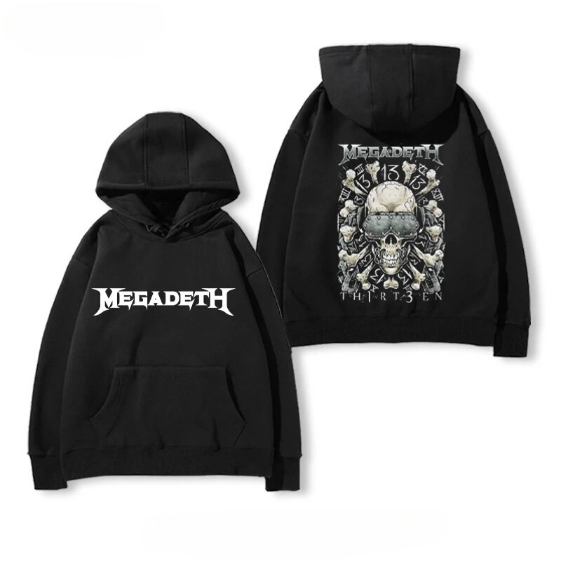 2026Megadeth Sweatshirt for Men and Women Long-Sleeved Sweatshirt Retro Rock Band Pullover Y2K Top for Men 2026Megadeth Sweatshirt for Men and Women Long-Sleeved Sweatshirt Retro Rock Band Pullover Y2K Top for Men