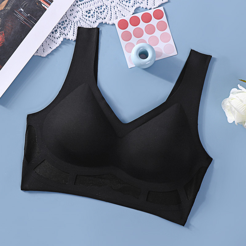 Seamless belleza desnuda espalda ropa interior hueco chaleco sujetador fijo Copa Chaleco de las mujeres de verano delgado tubo base superior envuelto pecho