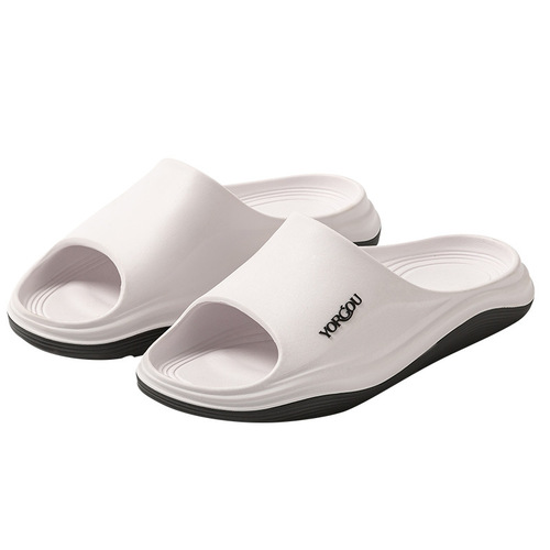 Yuangang lightweight outer sports slippers for women summer 2024 new thick-soled non-slip indoor home slippers for men