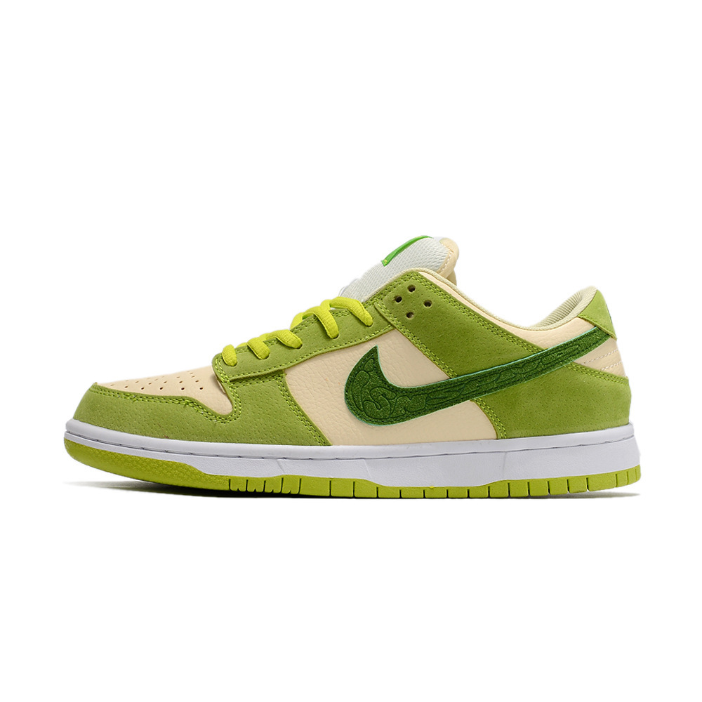 Naik oficial dunk sb Green Apple Low-top AJ1 Air Force One AF Putian Shoes Zapatos para hombres y mujeres Deportes para estudiantes Pure Original