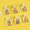 Transparent water injection hot water bag