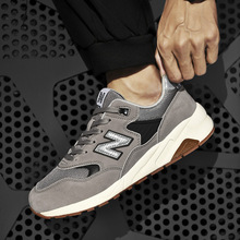 2023春秋新百伦酷跑运动NB580男女鞋休闲女增高耐磨N字透气头层皮