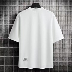 新しい半袖Tシャツメンズ夏韓国版トレンディシンプル半袖トップ香港スタイルルーズカジュアルトレンディブランドTシャツ