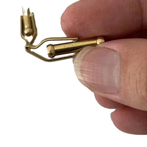 There are tattoo bucket cufflink cufflinks DIY double -hole copper…