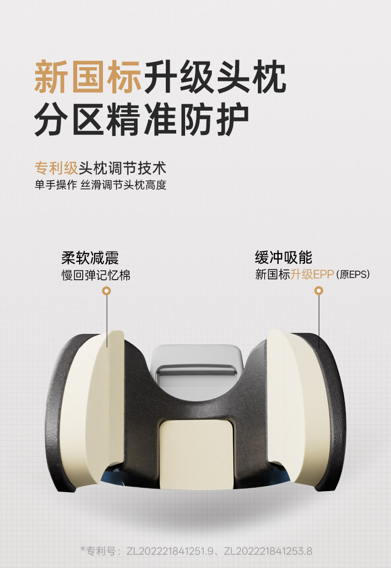 Kangaroo Dad Xingtu Pro Kids Safety Seat 0-12 Years Old 360-Degree Rotating Newborn Car Seat