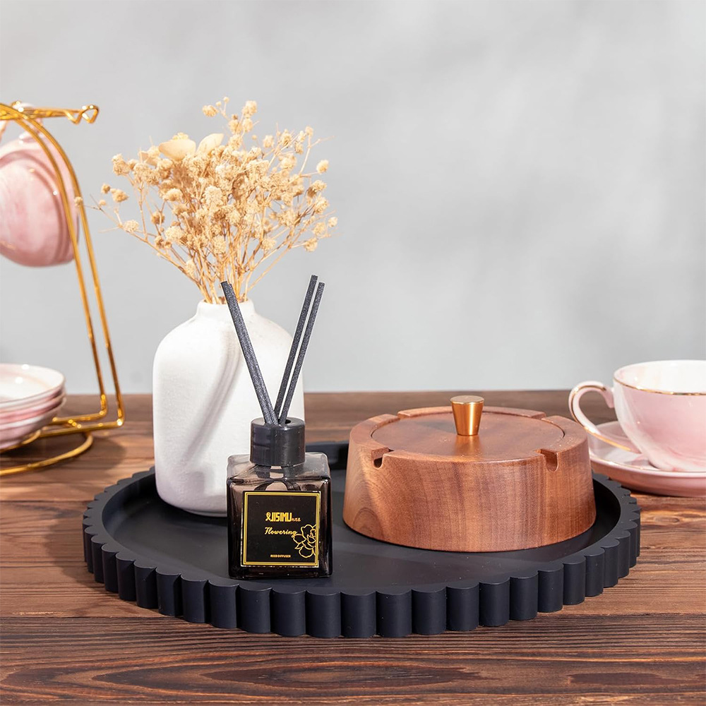 Decorative Wave Shaped Silicone Tray For Jewellery And Trinkets_voghion.com