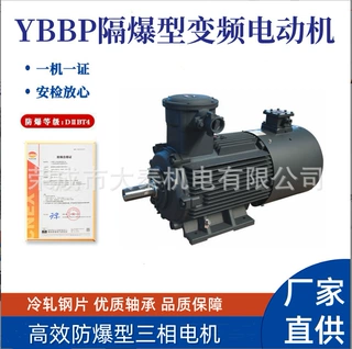 荣成大泰YBBP-80M2-4-0.75KW隔爆型变频调速防爆变频电机防爆马达