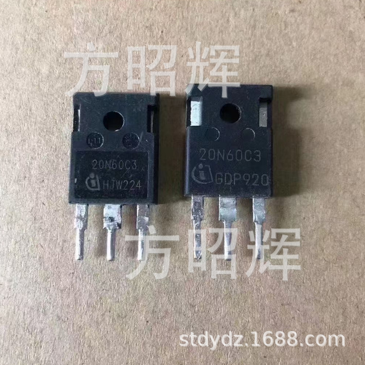 拆机场效应管20N60C3 SPW20N60C3 20N60S5 SPW20N60S5原字测试好