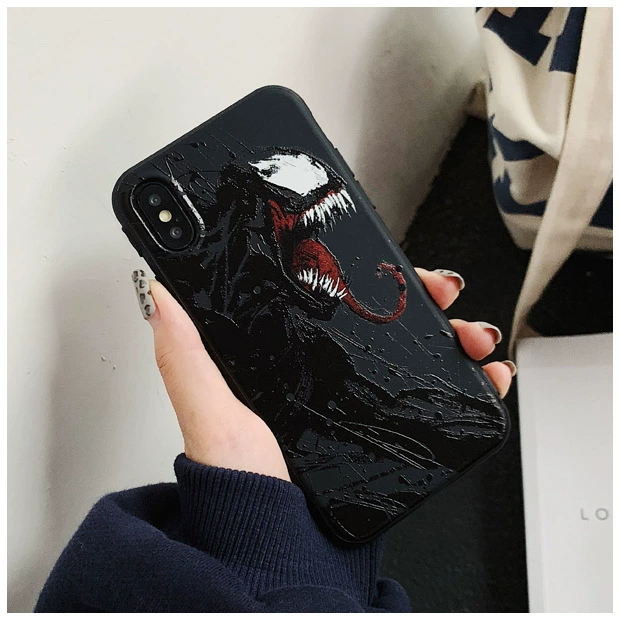 Чехол для телефона (Apple) совместимо с iPhone17 Pro, матовая поверхность, графика с ядом, совместимость по моделям