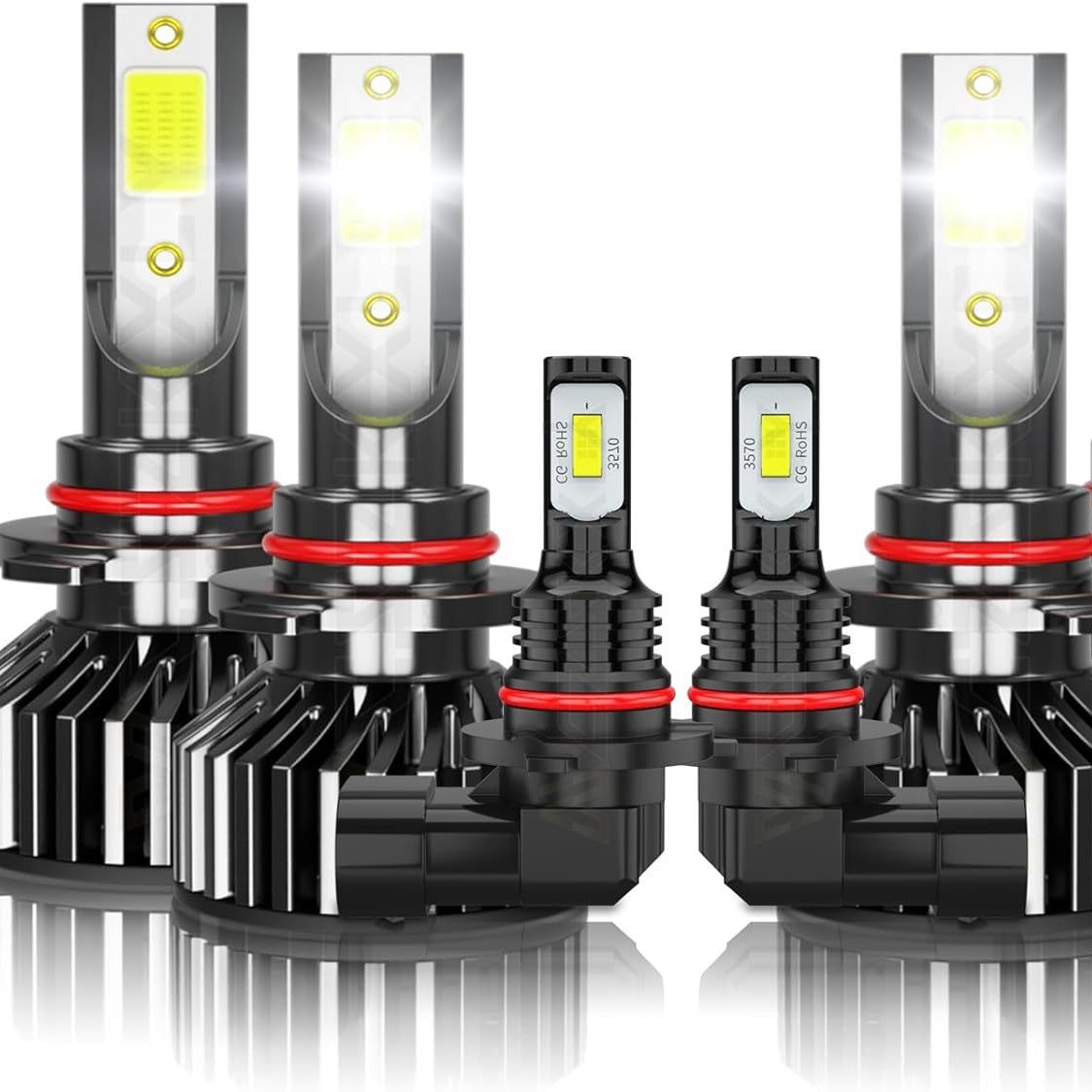 9005 9006 H11 lámpara de niebla LED del automóvil 5202 9145 lámpara de niebla del automóvil conjunto de lámpara blanca