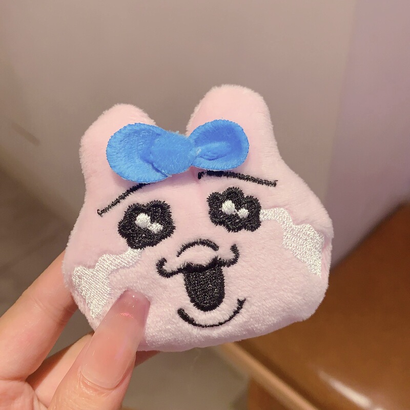 星のカードは日韓のオリジナルのピンクの下着のウサギの髪飾りの漫画の泣くウサギの髪のカチューシャのかわいい表情の包みの輪です。|undefined