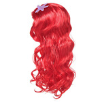 Красный парик для принцессы, косплей, кудри