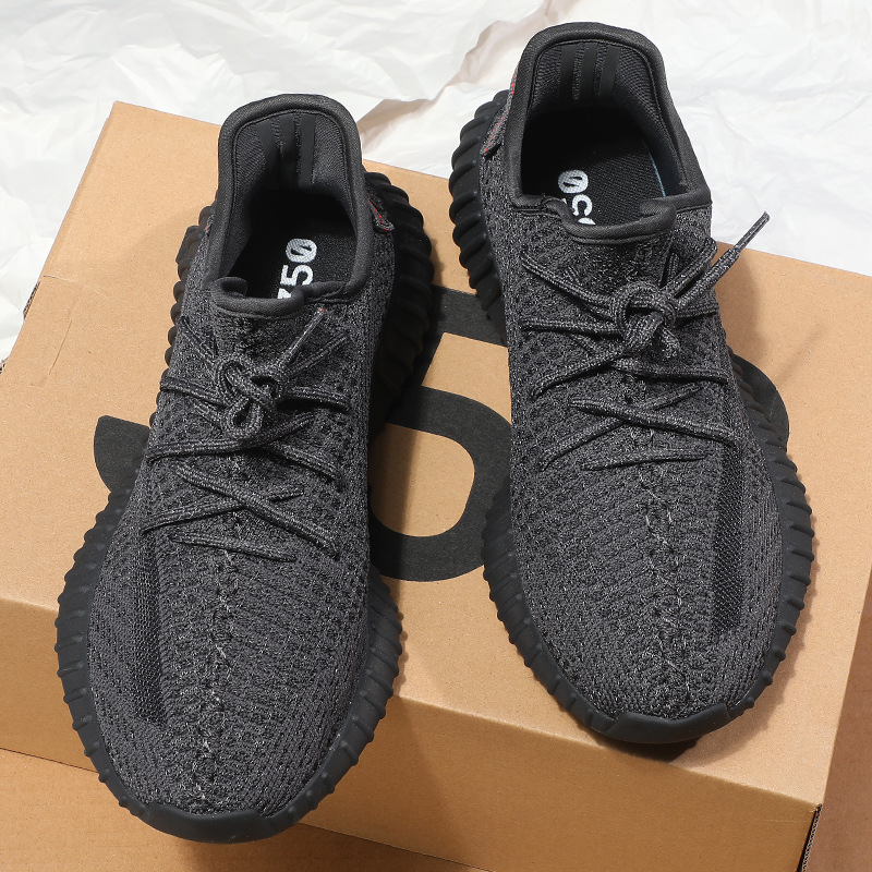 Popular coconut shoes men's 350 black starry casual running shoes women's Putian shoes mesh breathable sneaker couple Popular coconut shoes men's 350 black starry casual running shoes women's Putian shoes mesh breathable sneaker couple