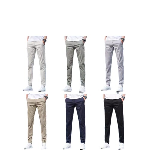 High-end off-white casual pants for men, loose-fit straight-leg summer shorts—perfect for spring and summer, cropped style.