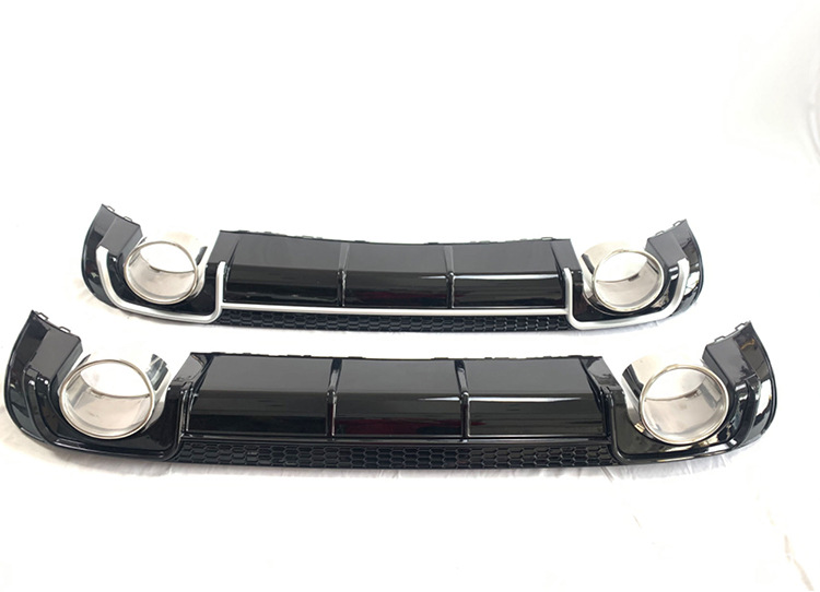 Suitable for Audi A3 modified RS3 tail lip 2013-2019 A3 exhaust professional boutique black rear lip