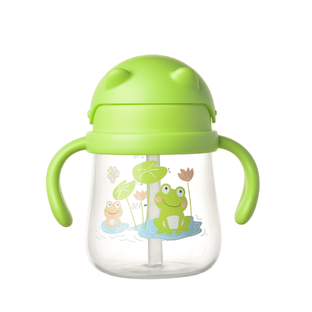 만화 빨대컵(녹색)