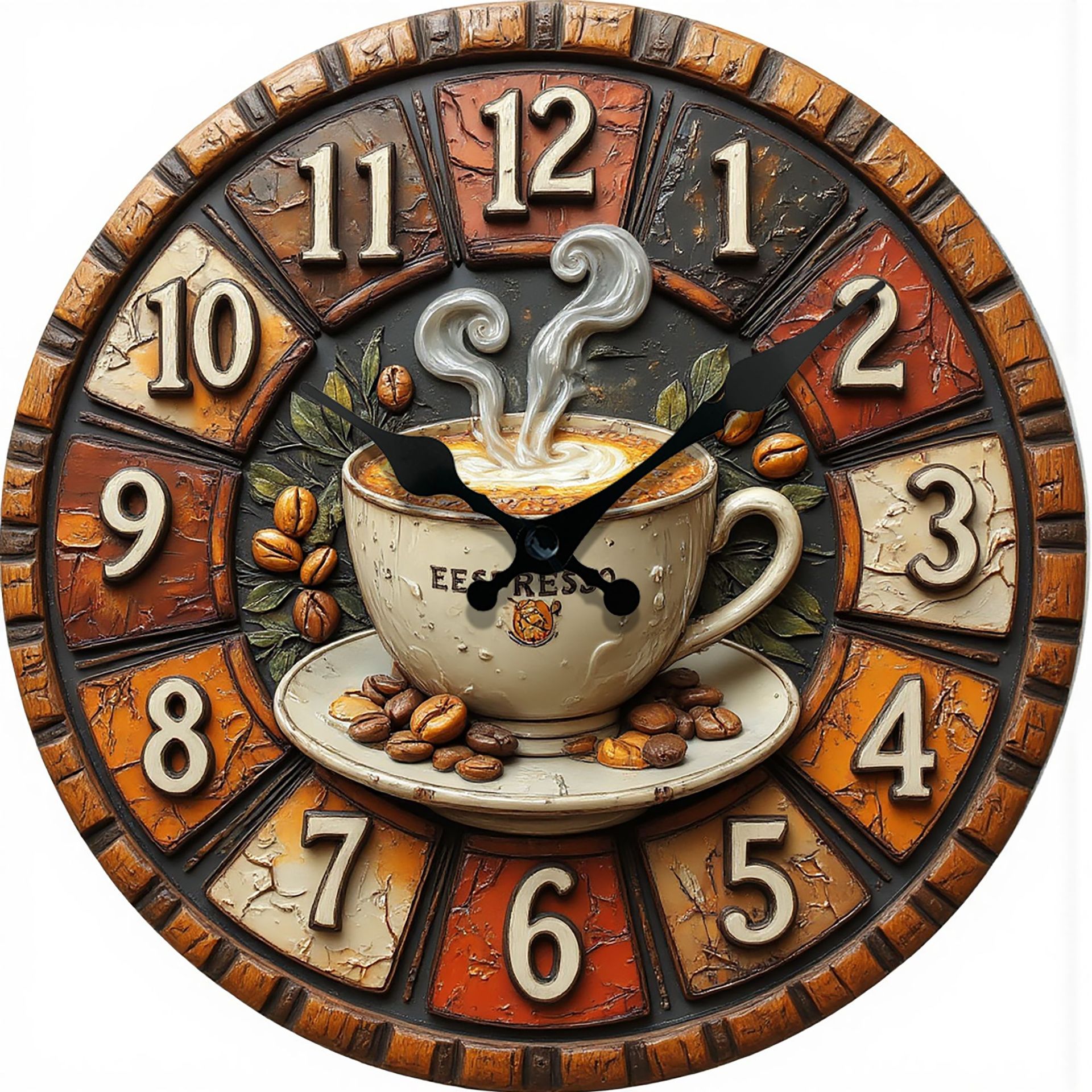 Reloj de efecto pseudo-estéreo nuevo de venta caliente transfronteriza, reloj de estilo de caricatura real, reloj de animales