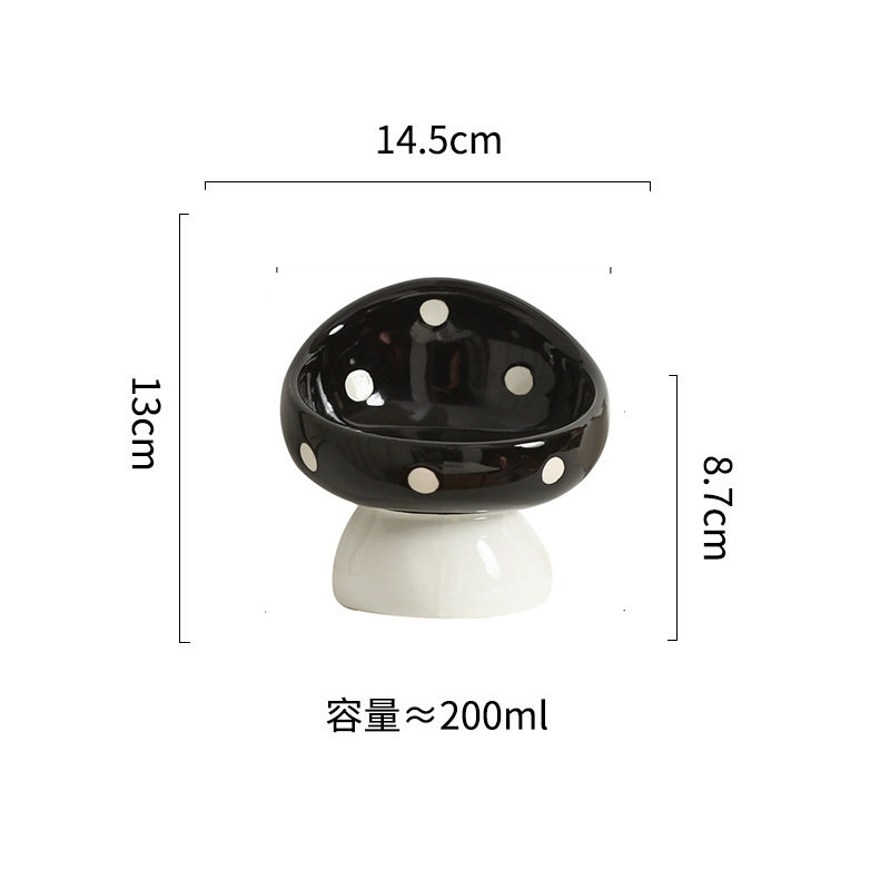 Hongo para gatos, tazón de cerámica para gatos, tazón de comida para gatos, tazón de comida para perros, tazón de comida para perros, artículos para perros mascotas al por mayor