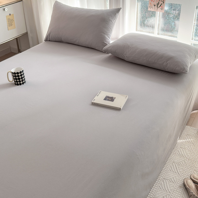 Algodón lavado de algodón gris claro Clase A