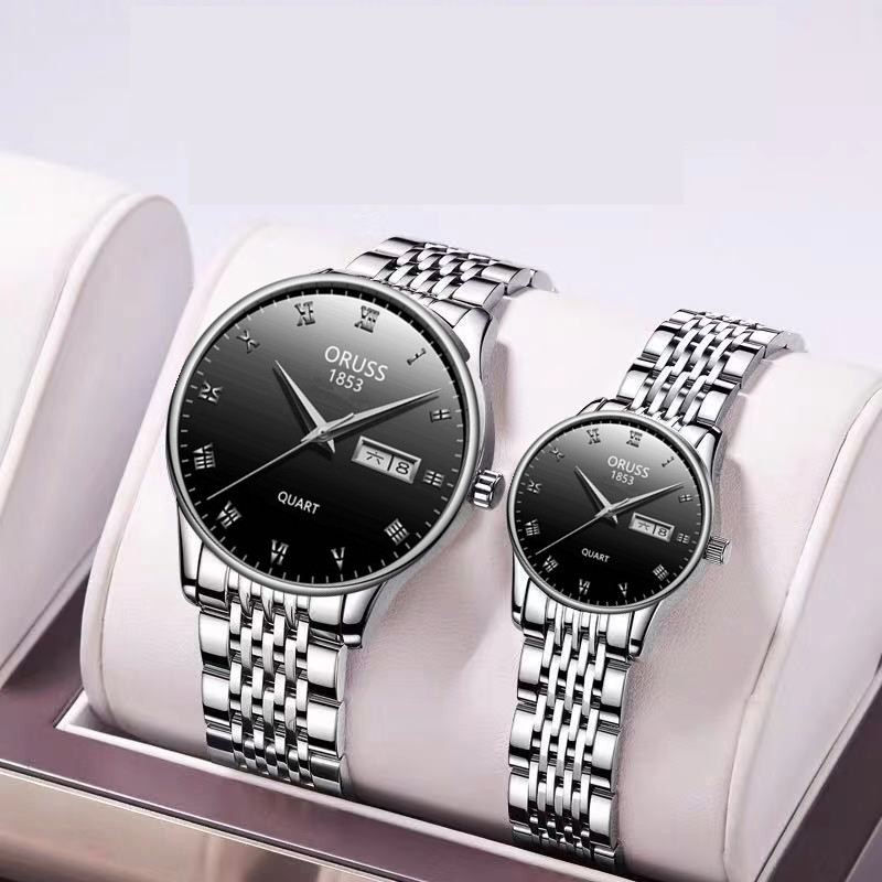 New Fully Automatic Movement Watch Men's Luminous Calendar Waterproof Couple Watch Men's Fashion Counter Watch