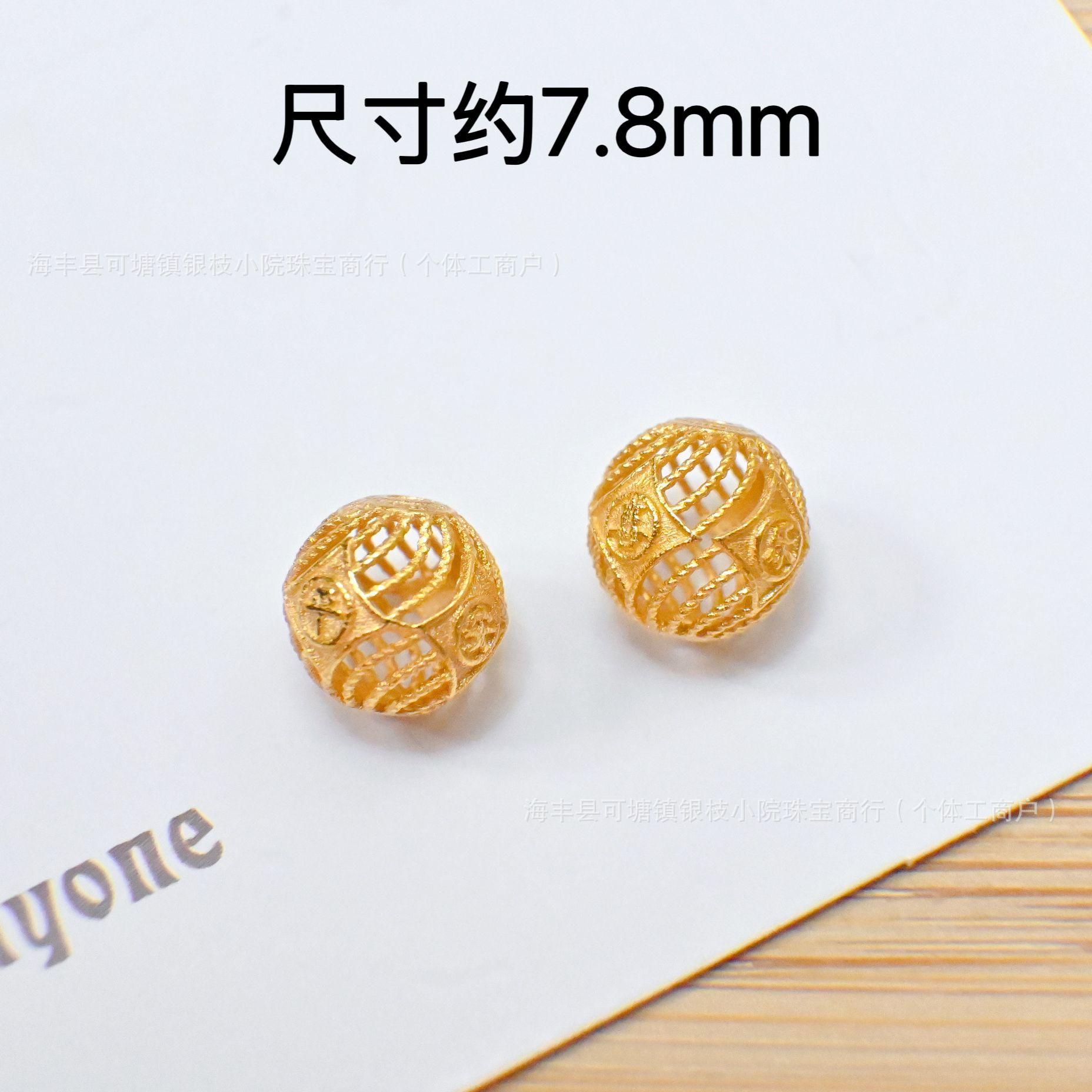 S925 Silver Ancient Gold DIY Through-Hole Accessories Butterfly Spacer Bead Pendant Pendant Beaded Bracelet Necklace Jewelry Wholesale