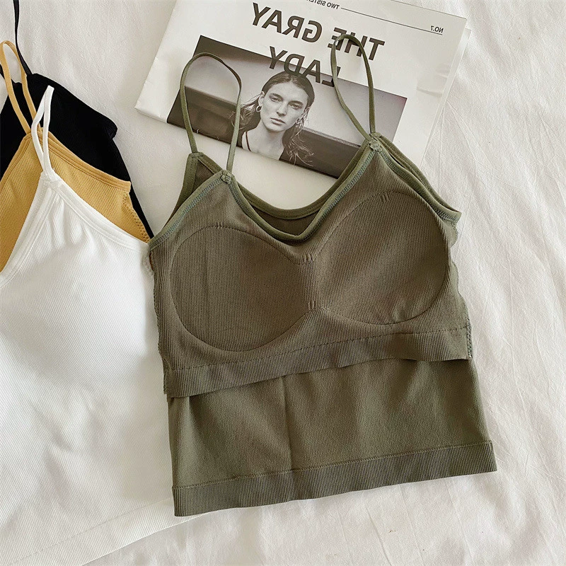 Сексуальная летняя цветная майка без рукавов с V-образным вырезом, slim fit, для маленького жилета